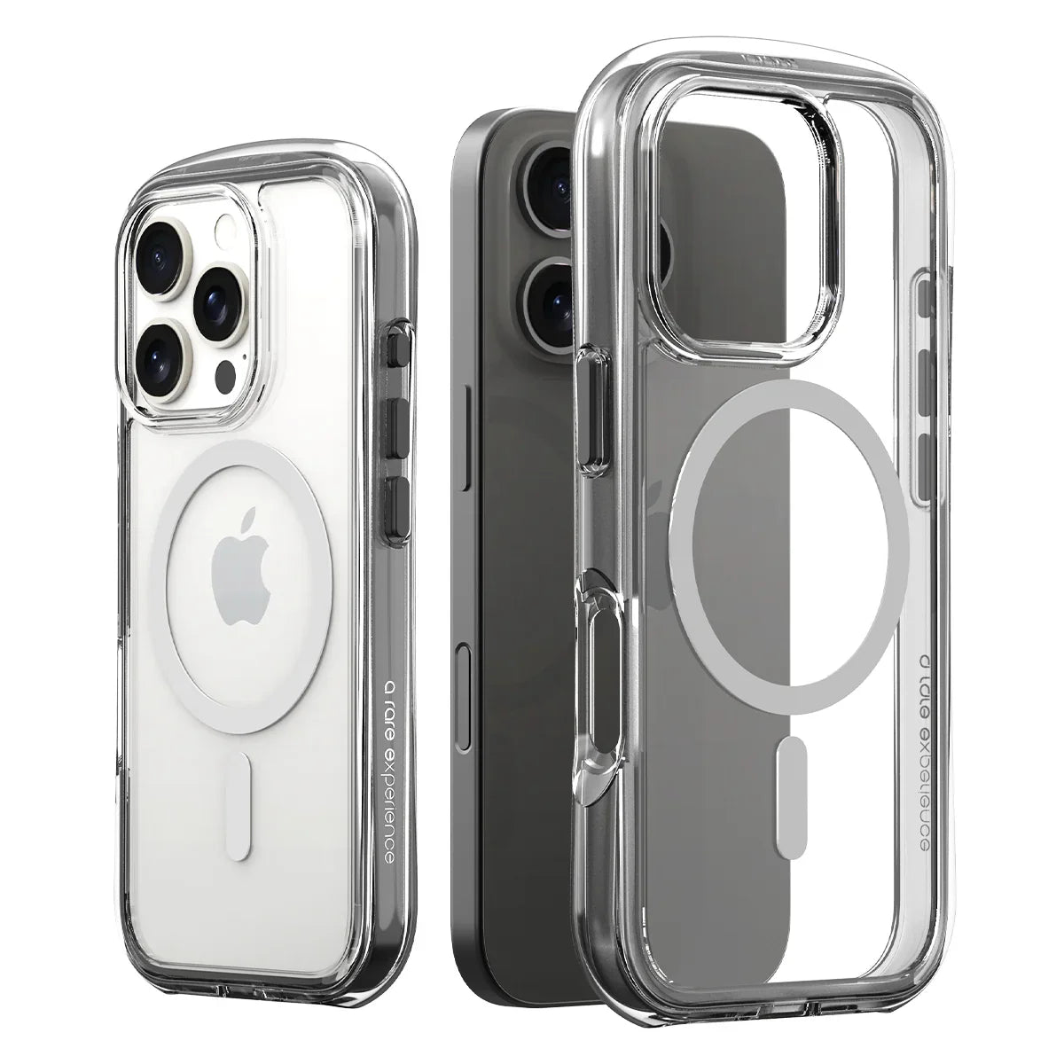 iPhone 16 Pro Araree Duple Air Magsafe Cover - Light Gray - Tashqila iPhone 16 Pro Araree Duple Air Magsafe Cover - Light Gray - Tashqila